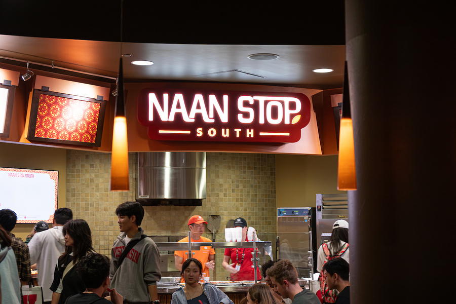 Front counter at Naan Stop South